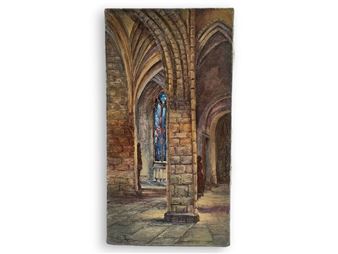 Intérieur d'église - Emile Roze