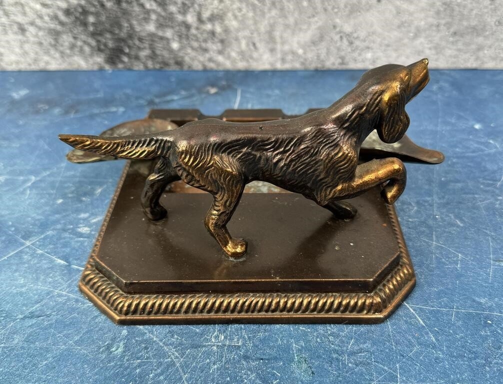 Artwork by Gladys Brown Edwards, Dodge Gladys Brown Edwards Dog Pipe Ashtray