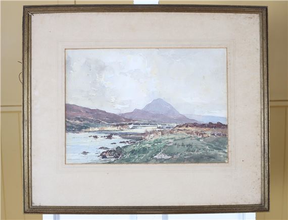 THEO J. GRACEY Errigal Watercolour Signed lower right cm by Theodore James Gracey