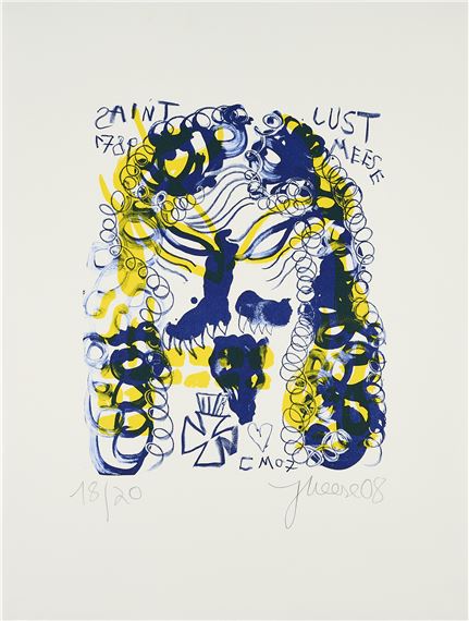 Saint Just by Jonathan Meese, 2008