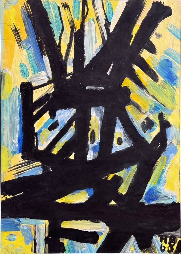 Artwork by Hans Breinlinger, Untitled, Made of mixed media on paper