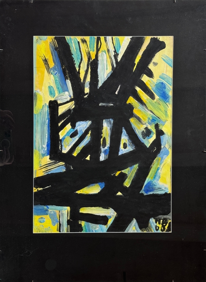 Artwork by Hans Breinlinger, Untitled, Made of mixed media on paper