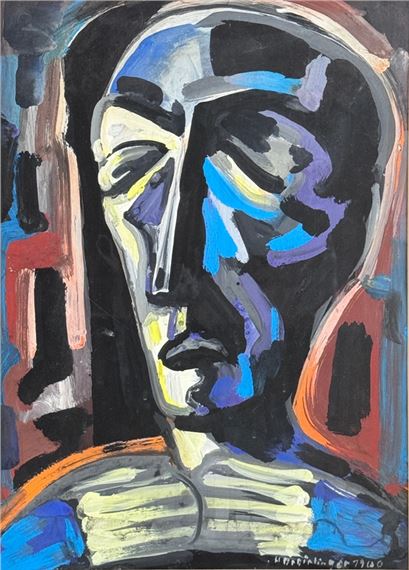 Männerportrait by Hans Breinlinger, 1940