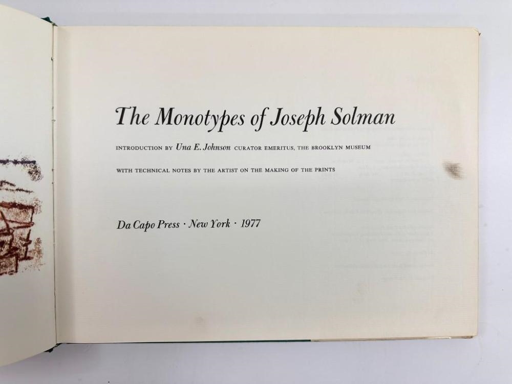 Joseph Solman | The Monotypes of Joseph Solman and Joseph Solman ...