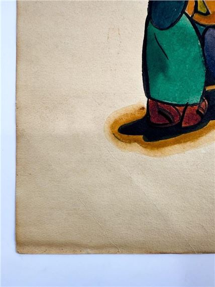 Leo Politi | Genre Scene of Women with Children (1935) | MutualArt