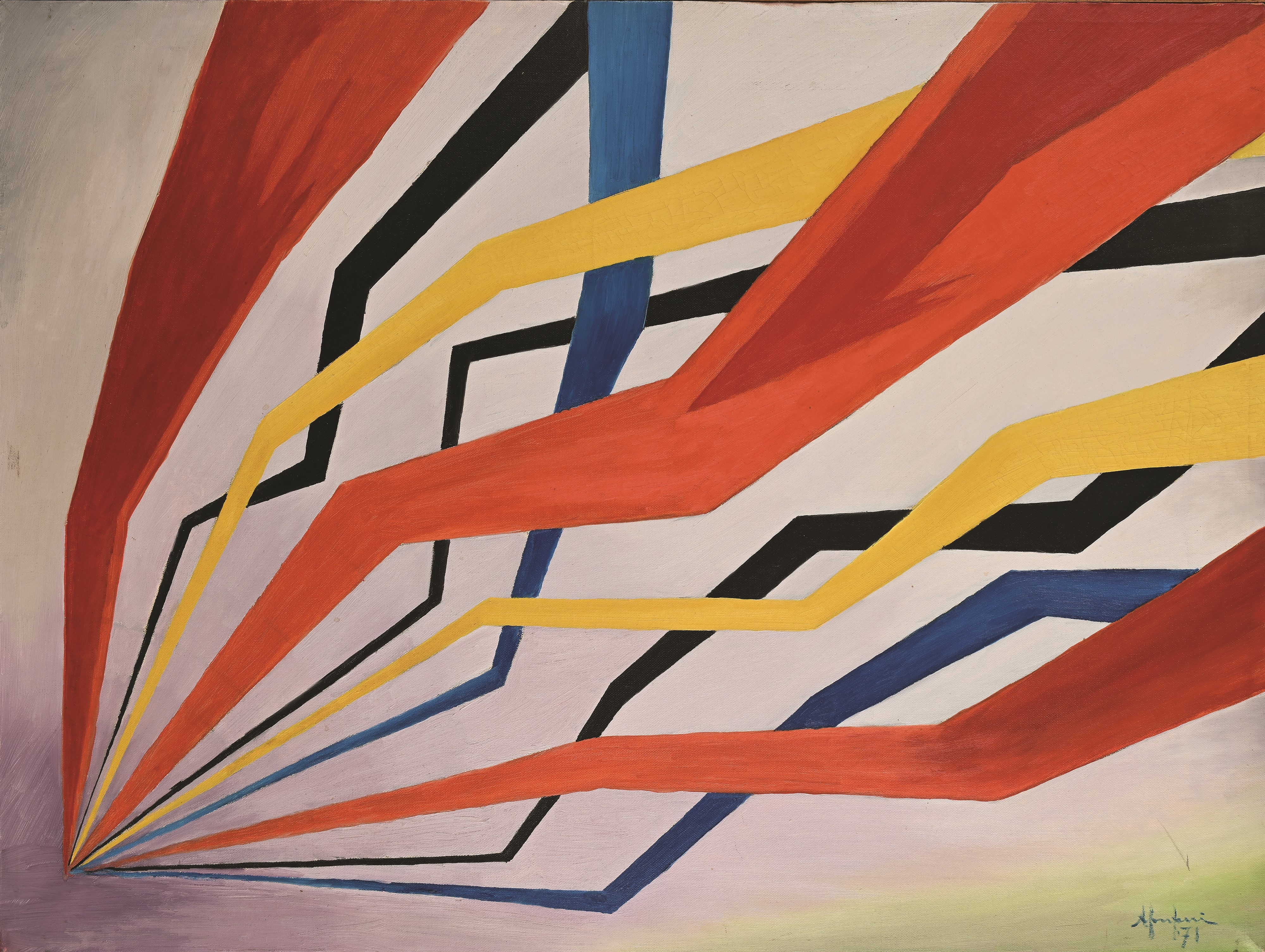 Artwork by Amintore Fanfani, Quinta di Beethoven, Made of oil on canvas