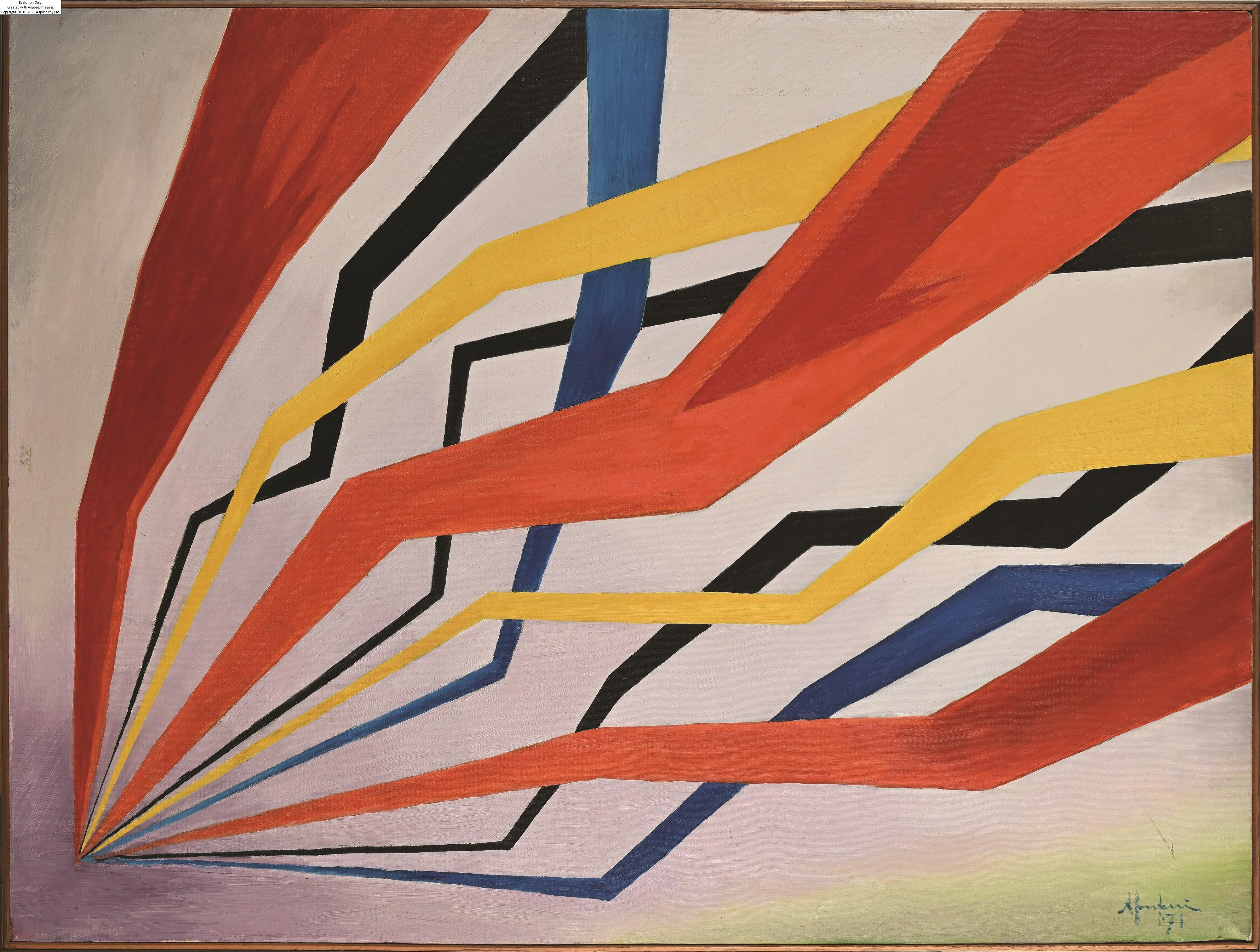 Artwork by Amintore Fanfani, Quinta di Beethoven, Made of oil on canvas