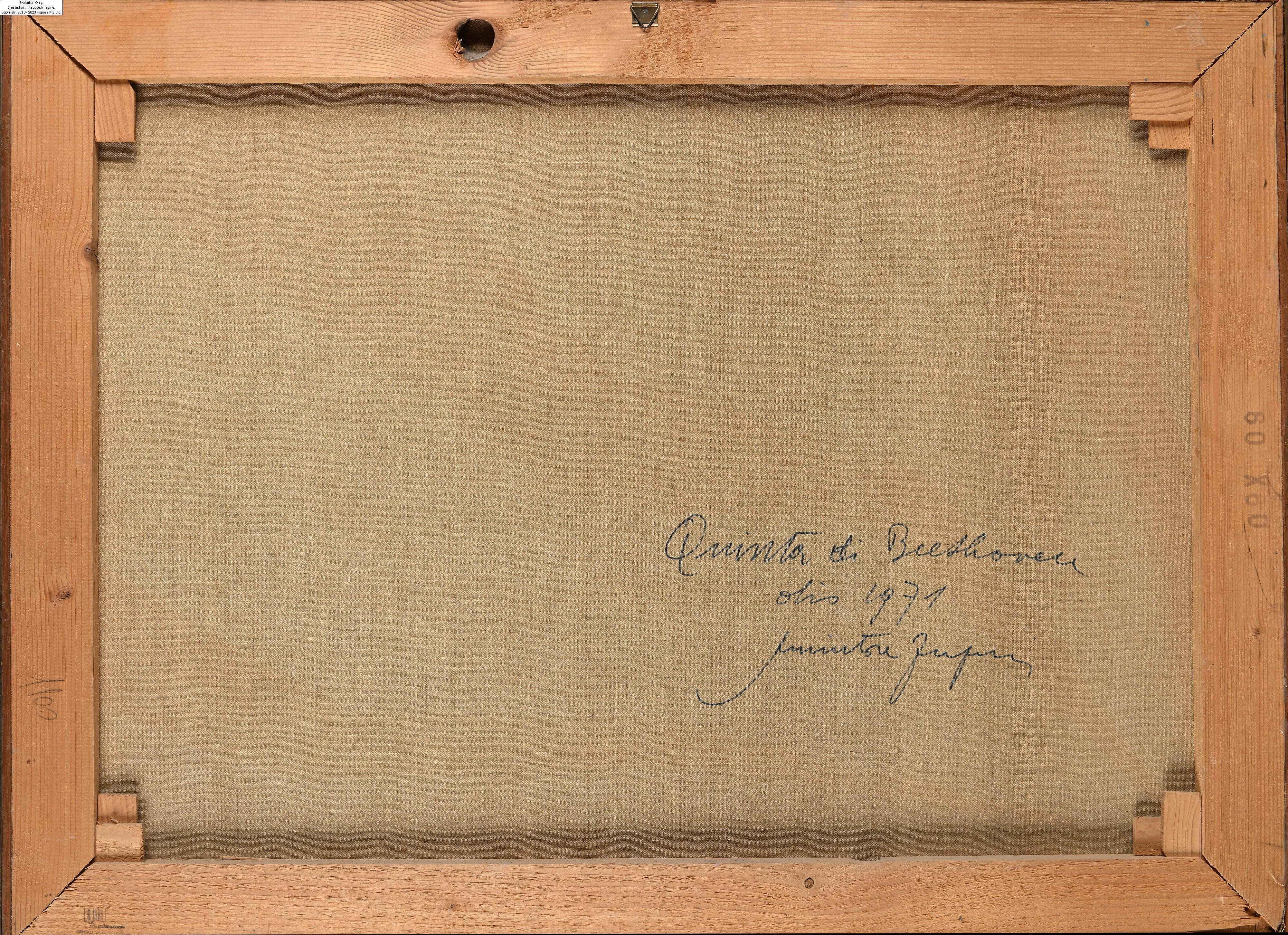 Artwork by Amintore Fanfani, Quinta di Beethoven, Made of oil on canvas