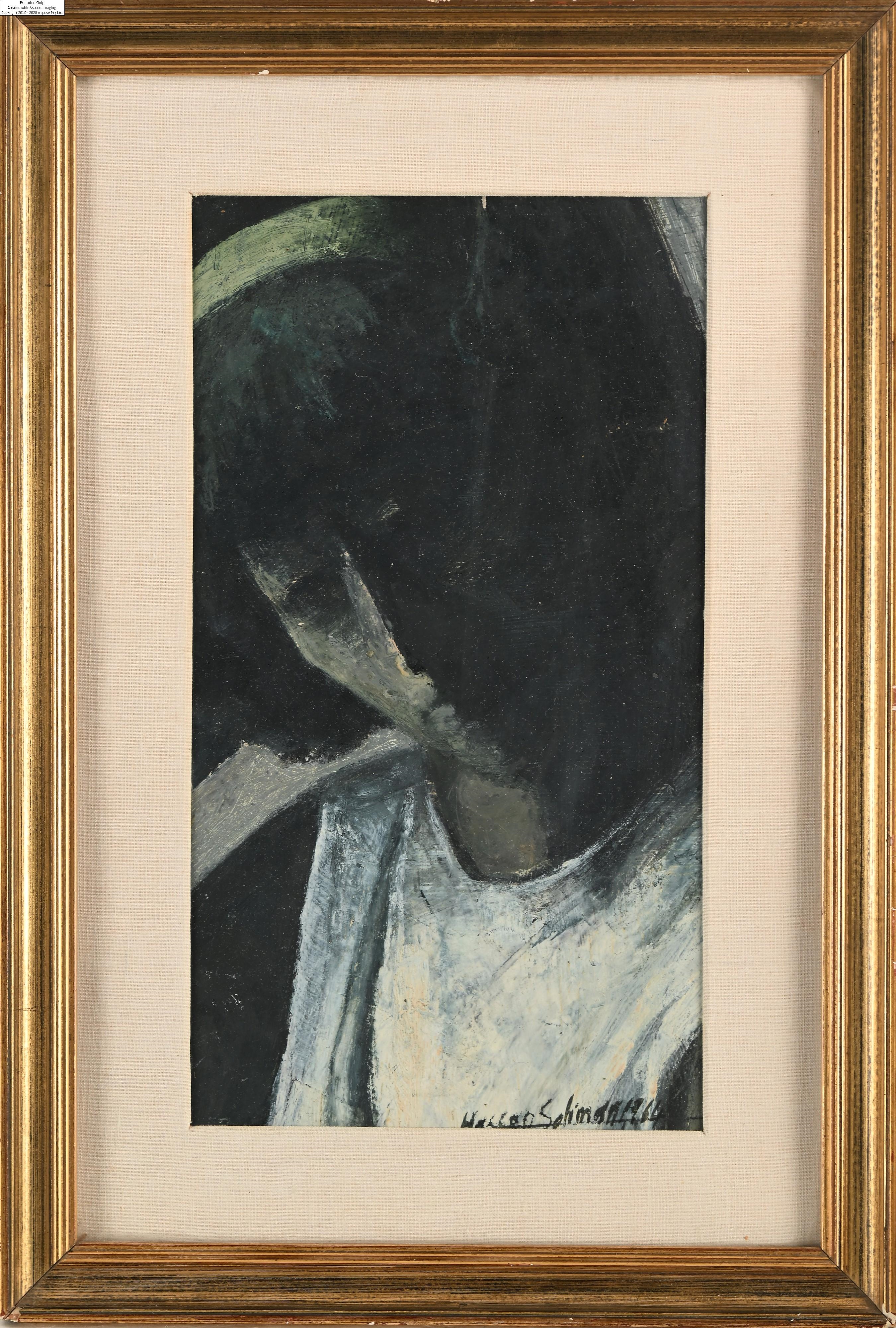 Artwork by Hassan Soliman, Ritratto di donna, Made of oil on masonite