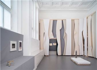 Walter Pichler Meets Frederick Kiesler in a Display by Raumlaborberlin at Kunstmuseen Krefeld