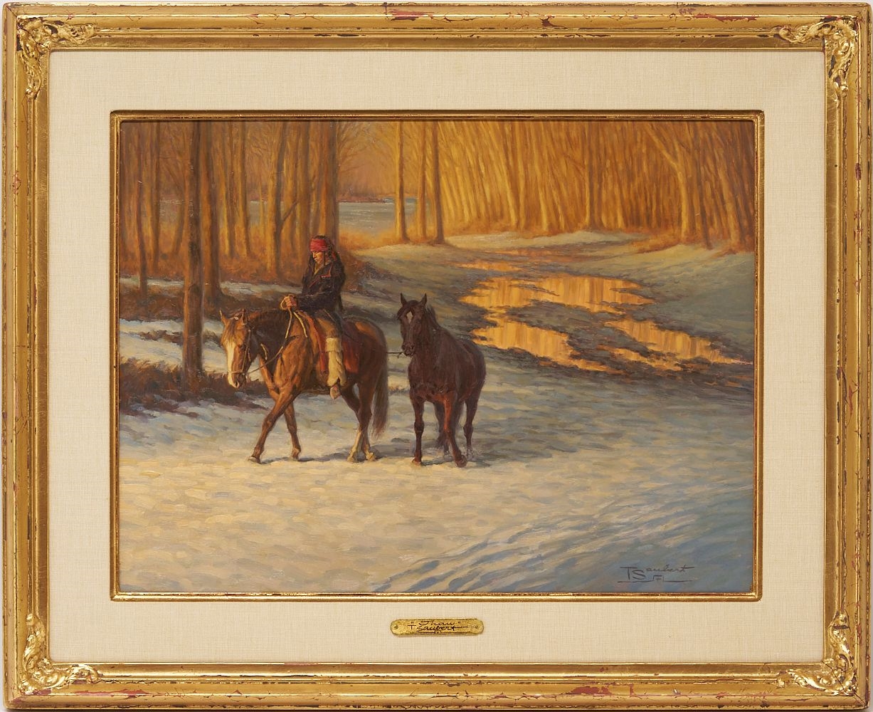 Artwork by Thomas Saubert, 'Thaw, Made of oil on board painting