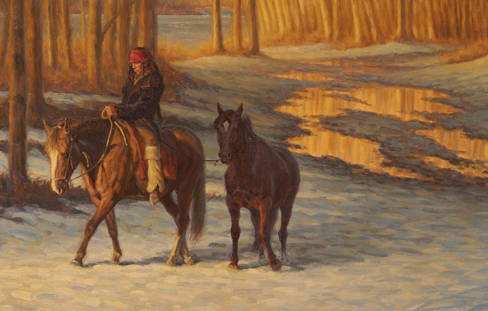 Artwork by Thomas Saubert, 'Thaw, Made of oil on board painting