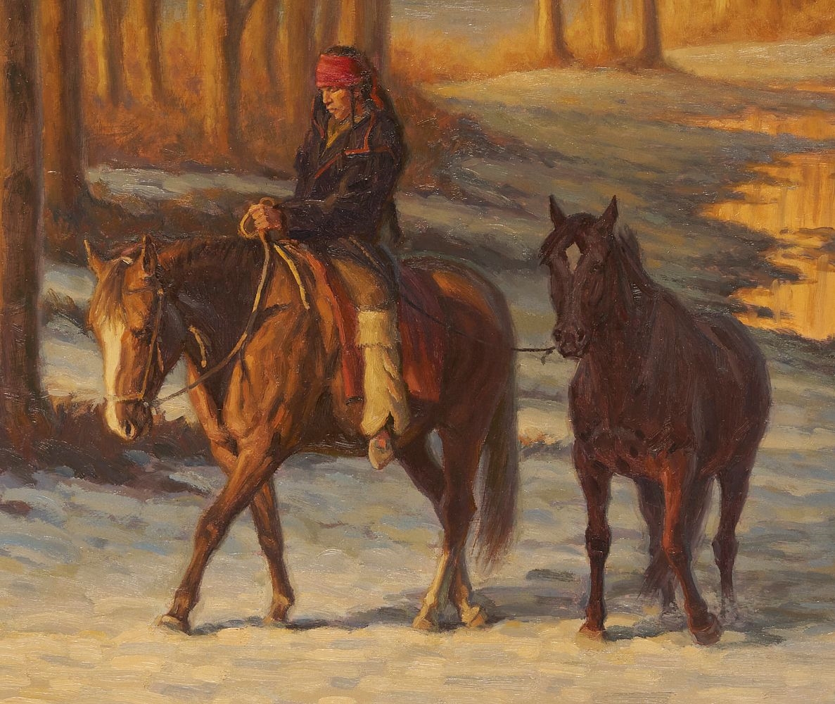 Artwork by Thomas Saubert, 'Thaw, Made of oil on board painting