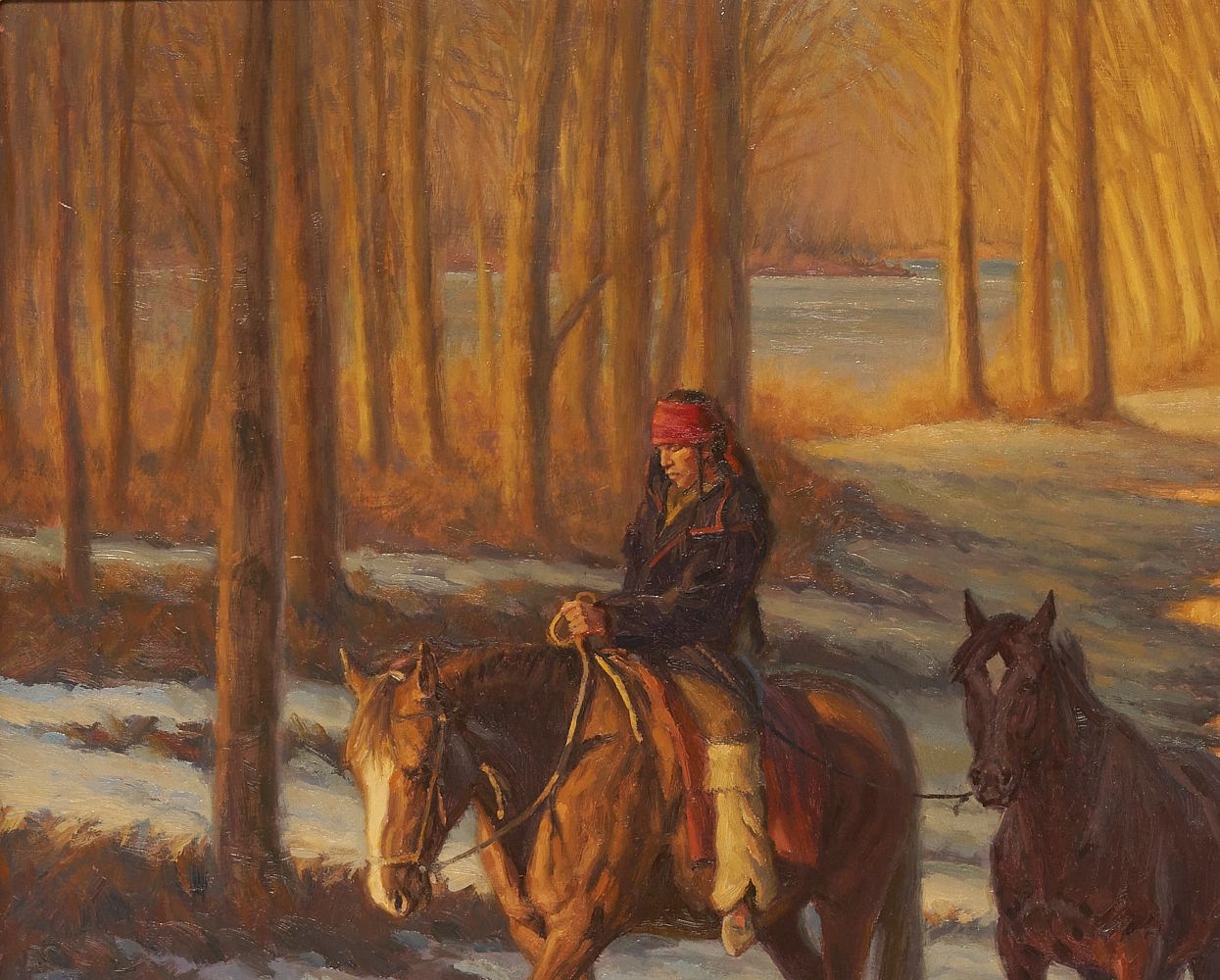 Artwork by Thomas Saubert, 'Thaw, Made of oil on board painting