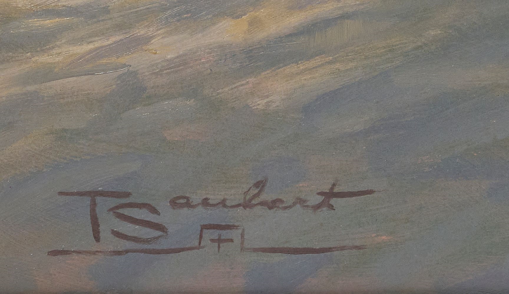 Artwork by Thomas Saubert, 'Thaw, Made of oil on board painting