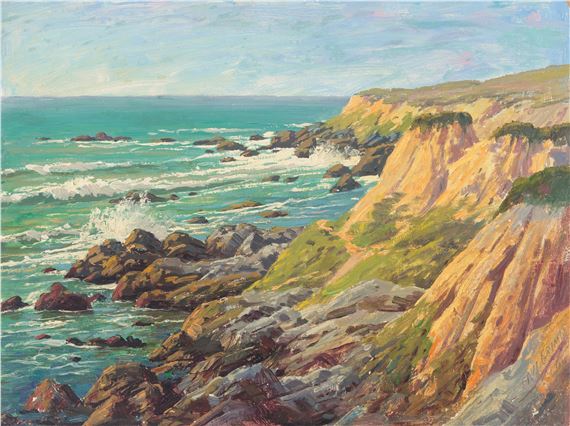 Sunset Cliffs by Paul Grimm, 1933