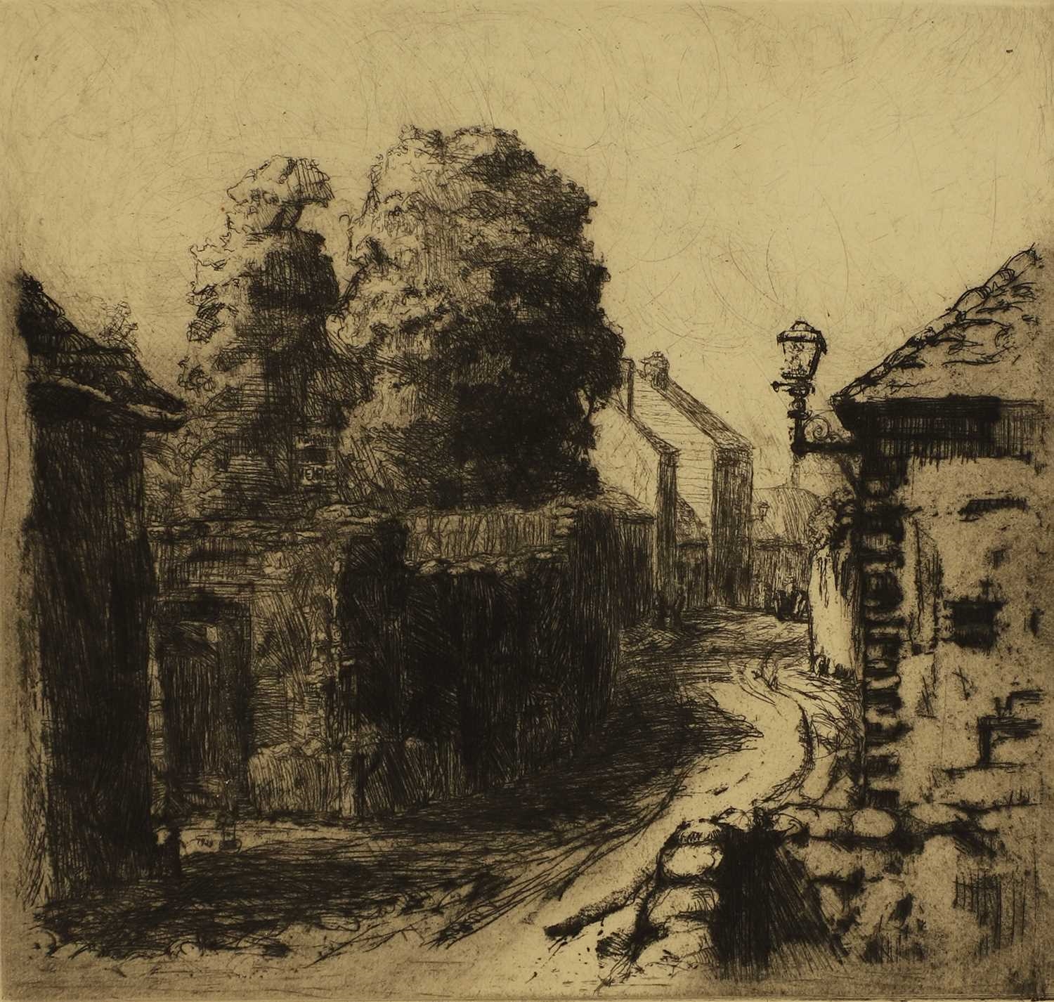 Anthony Gross | Rue Chat qui Pêche' two | MutualArt