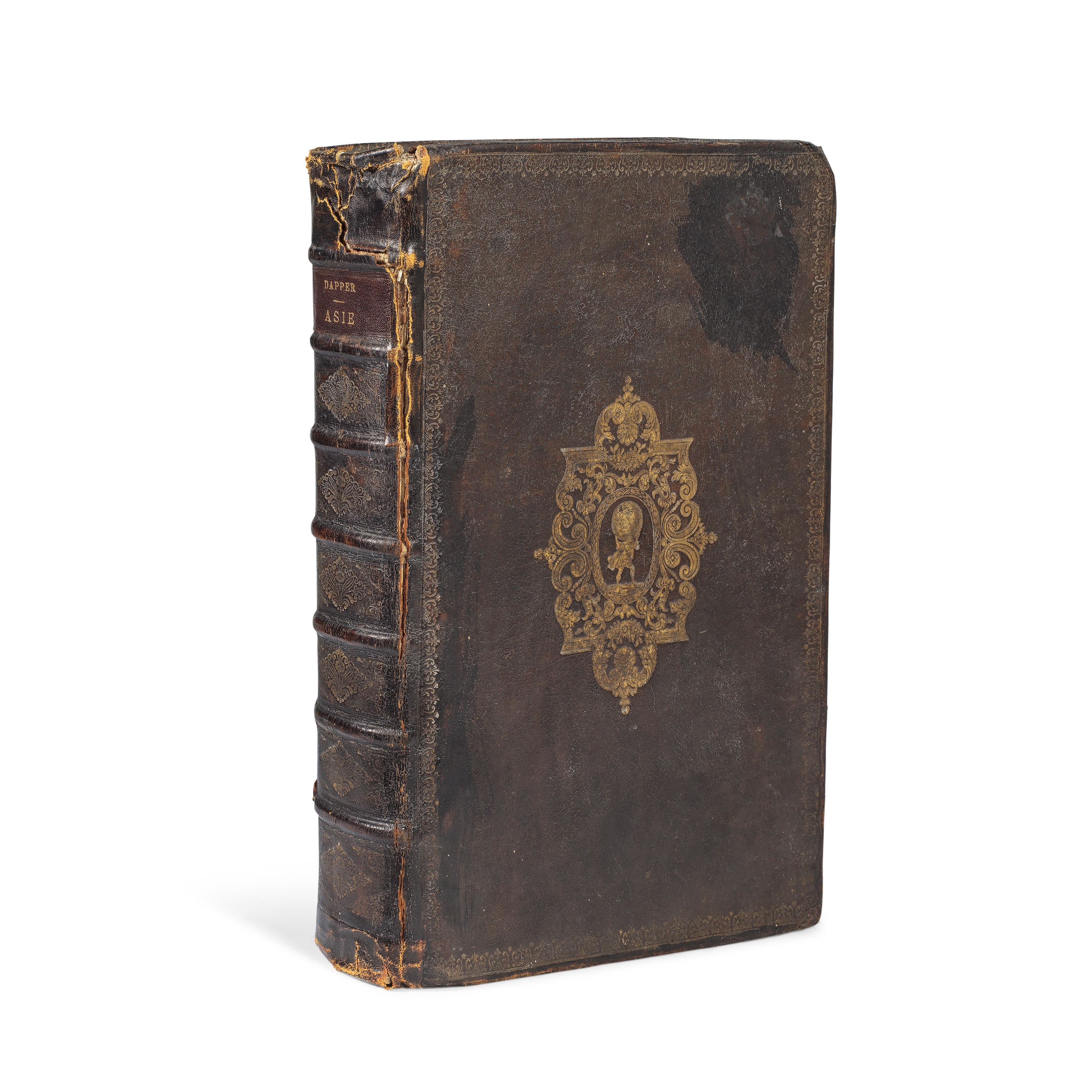 Artwork by Jacob van Meurs, Naukeurige Beschryving van Asie, FIRST EDITION, 2 parts in 1 vol., Amsterdam, Jacob van Meurs, 1680, Made of engraved illustrations in text, 2 plates