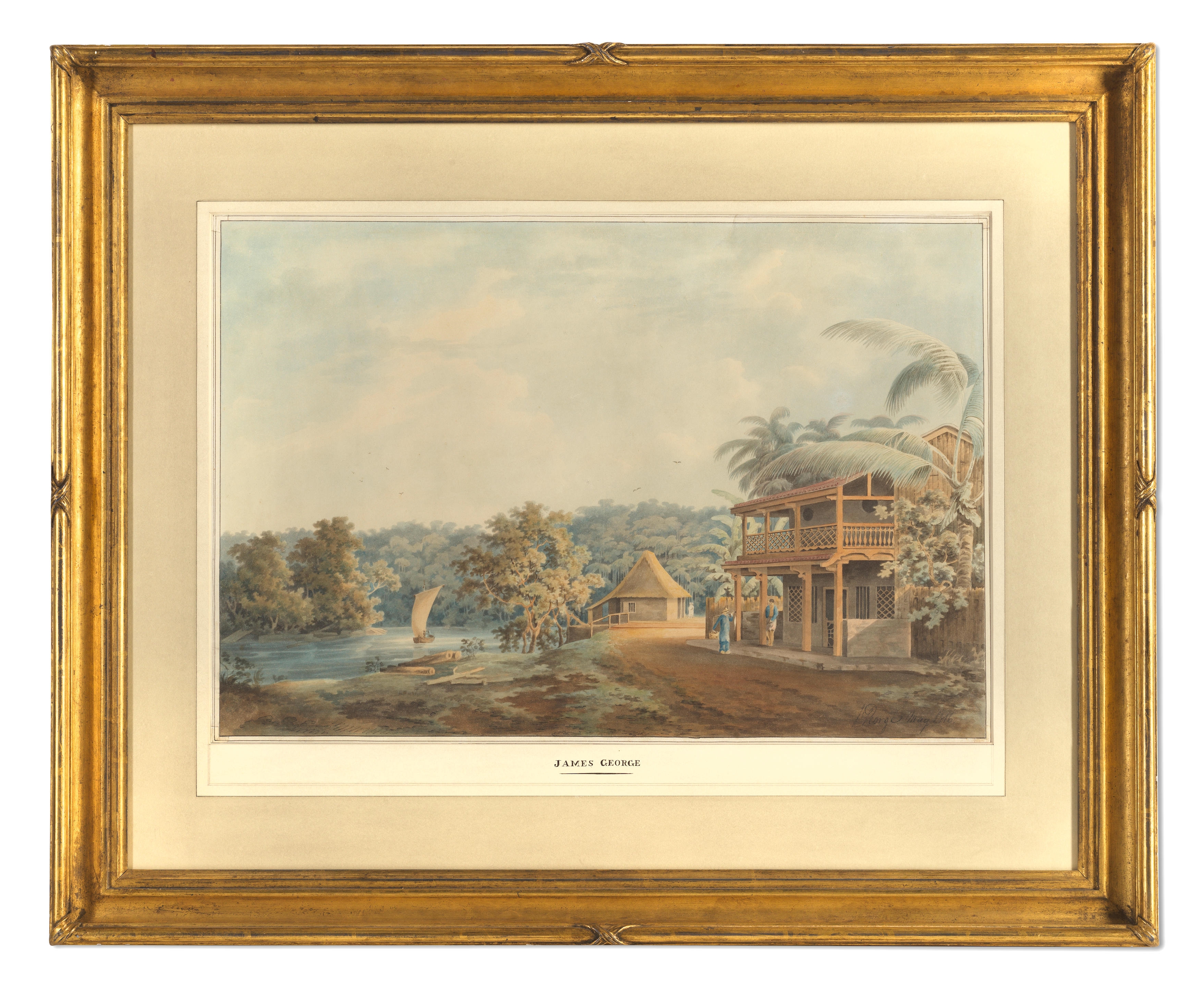 Lt. Col. James George | Riverside dwellings in Southeast Asia (1816 ...