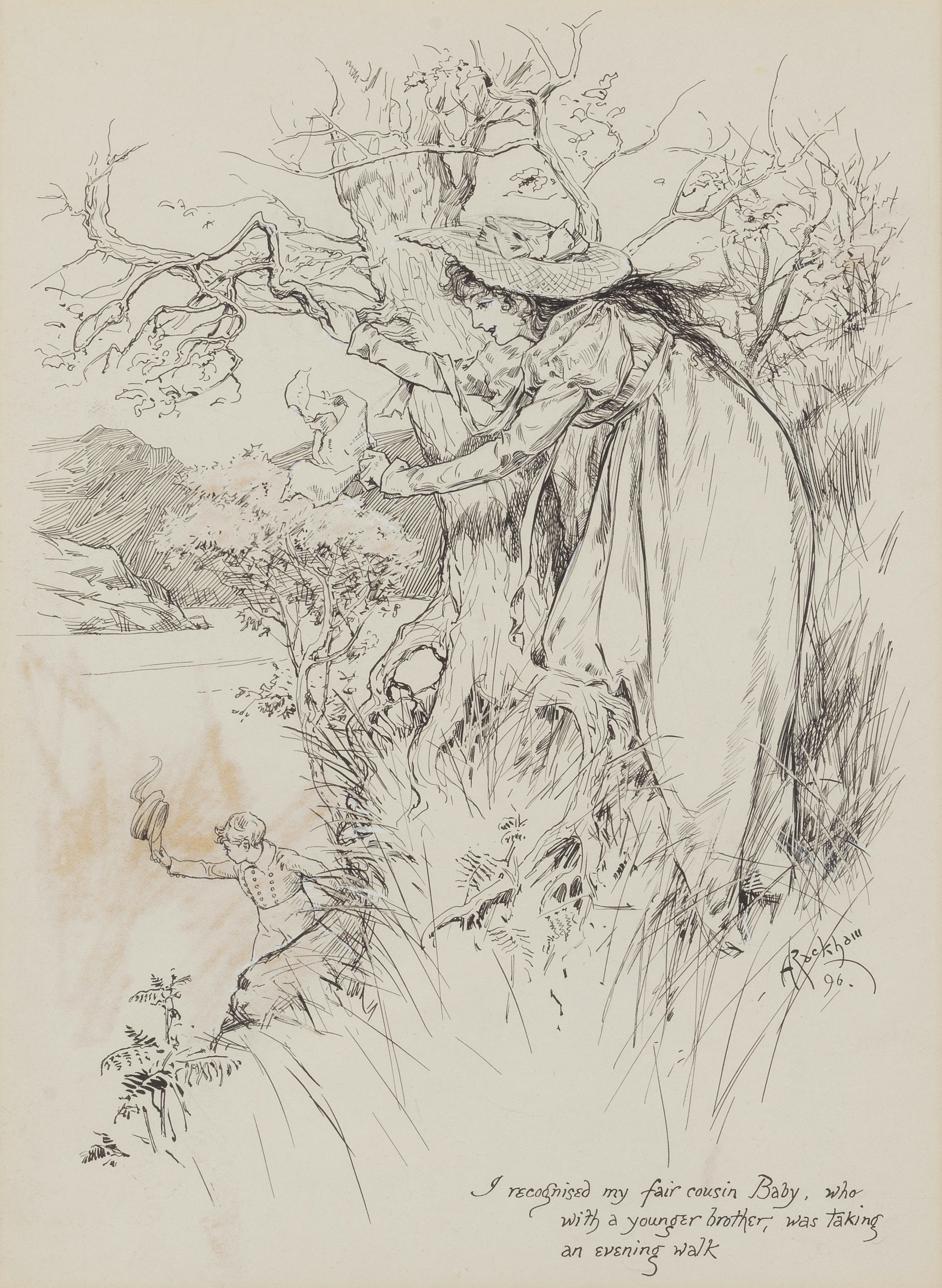 Arthur Rackham | I recognised my fair cousin Baby, who with a younger ...