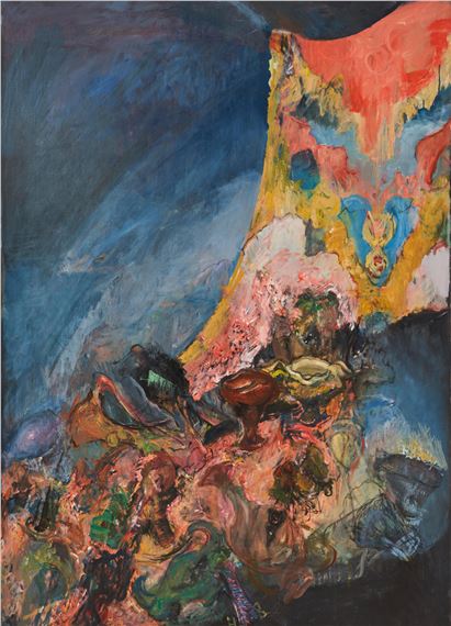 Still Life with Vases circa 1985 by Hyman Bloom, circa 1985