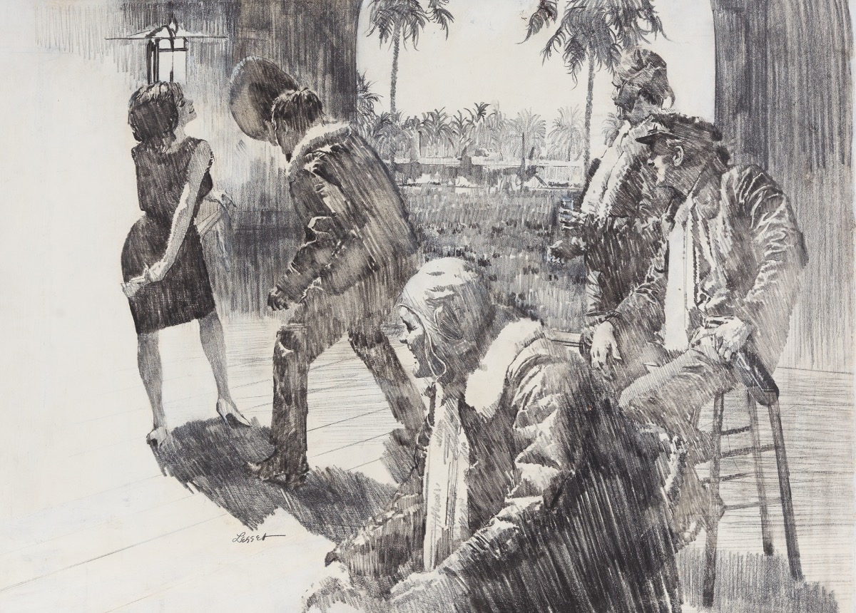 Ron Lesser | US Airbase WWII Scene | MutualArt