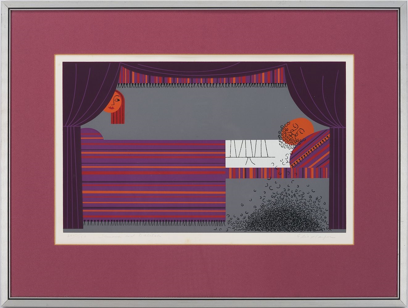 Artwork by Edie Harper, 4 Edie Harper Signed Serigraphs, Made of serigraphs on paper prints