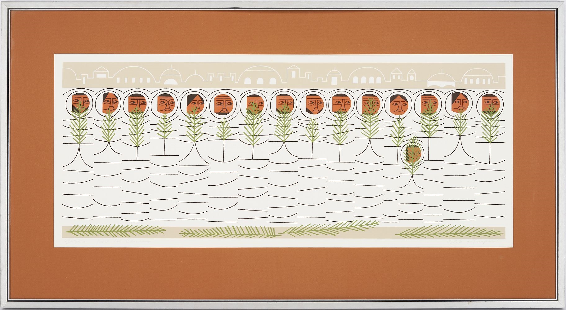 Artwork by Edie Harper, 4 Edie Harper Signed Serigraphs, Made of serigraphs on paper prints