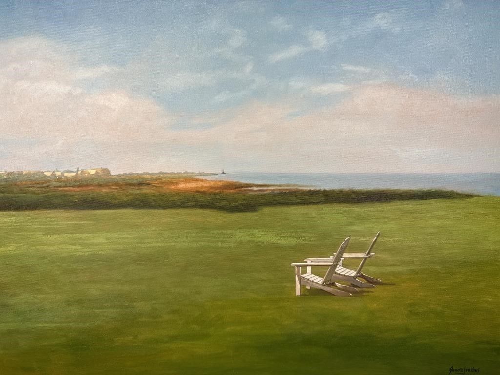 Artwork by Shawn Jenkins, Shawn Jenkins oil on canvas landscape For Two Lovers, Made of Oil