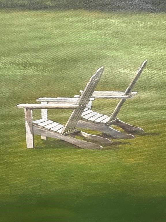 Artwork by Shawn Jenkins, Shawn Jenkins oil on canvas landscape For Two Lovers, Made of Oil