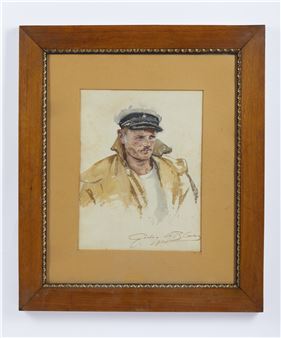 Portrait of a Navy officer - Guilio de Blaas