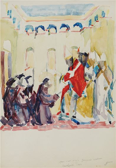 From the Franciscan Monastery in Forcalquier (Adoration of the Kings) [1964 - Leo Junek