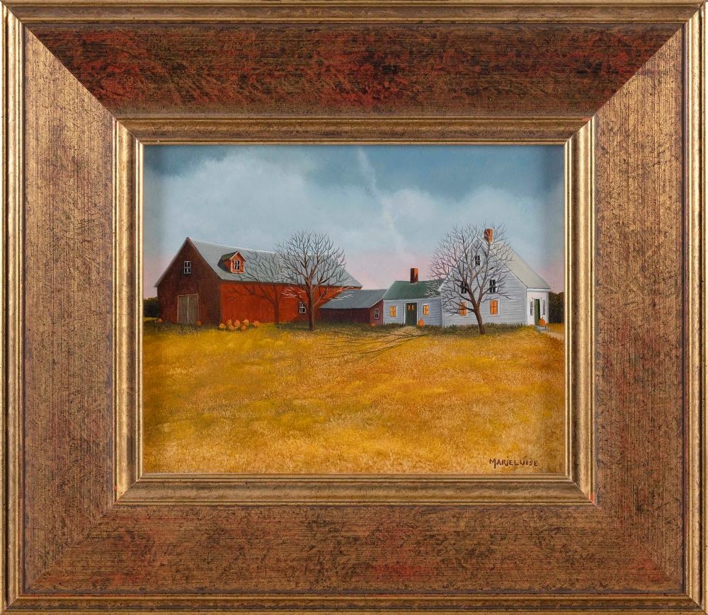 Artwork by Marieluise Hutchinson, When Autumn Comes, Made of Oil on board