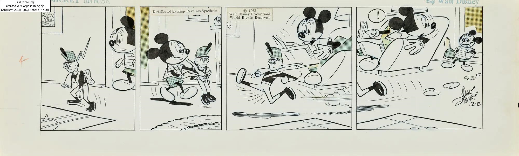 Arthur Floyd Gottfredson | Mickey Mouse (1963) | MutualArt