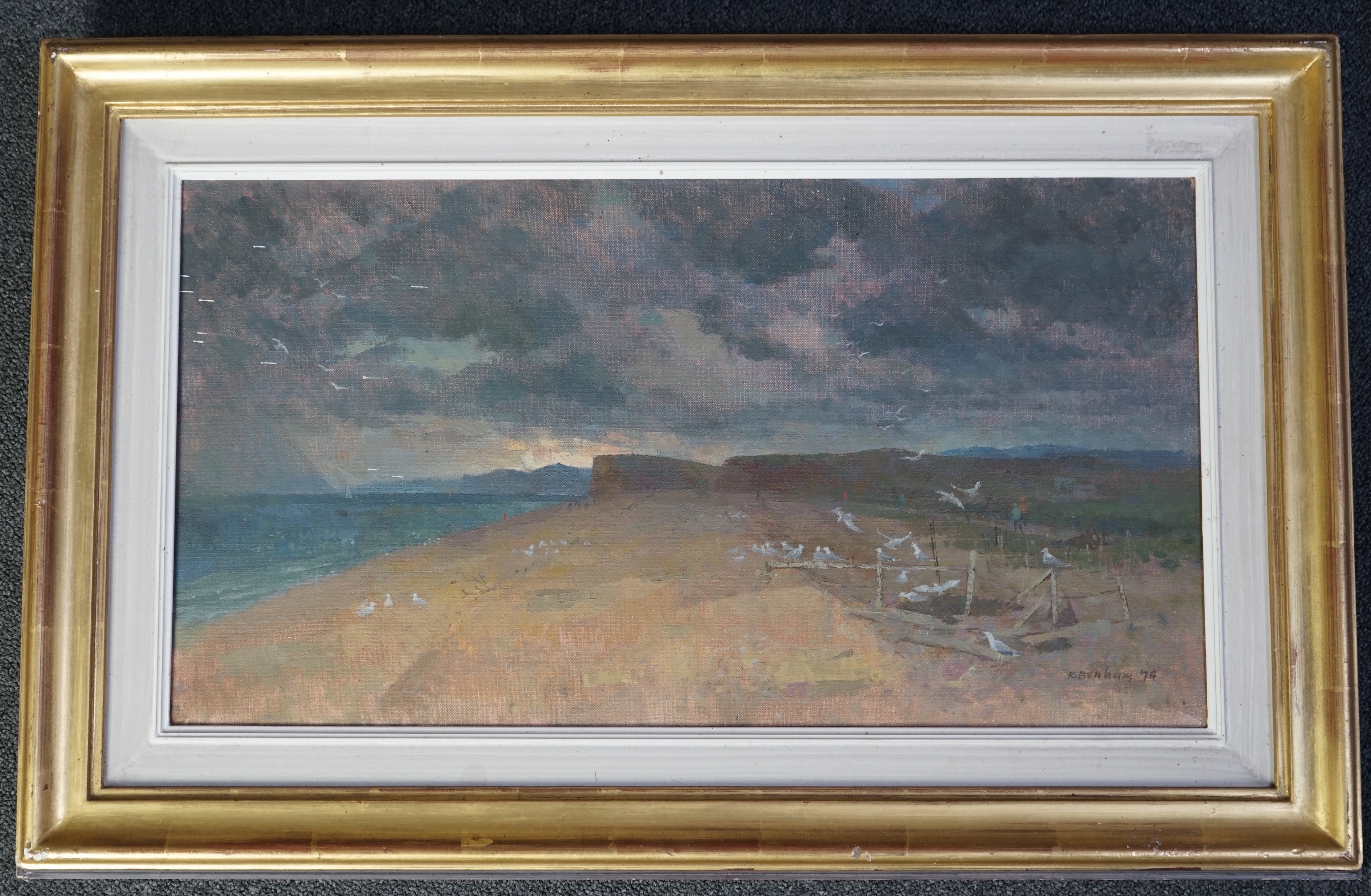 Ronald Benham | 1993) End of the Chesil Bankoil on canvassigned and ...