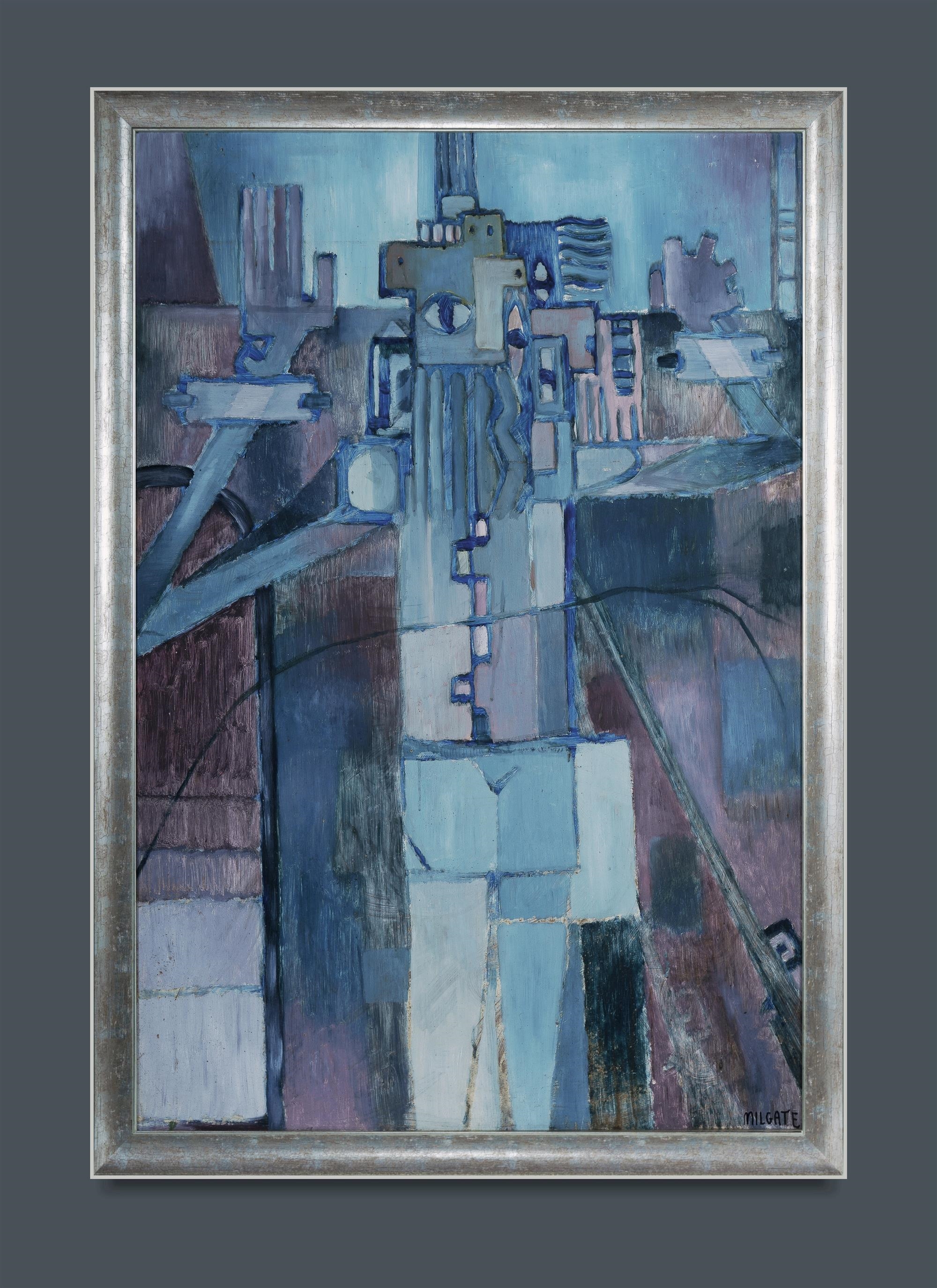 Rodney Milgate | Blue Wall - Tasmania (1959) | MutualArt