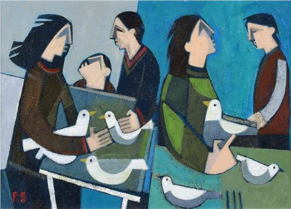 Bird Sale by Peter Stanaway, dated 2017