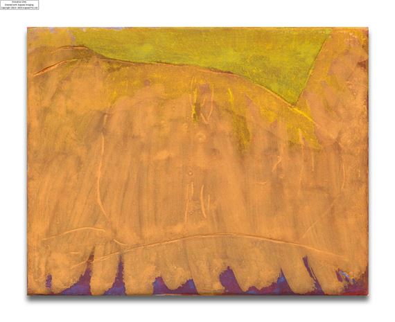 Visage couché jaune - 2022 - Christine Safa