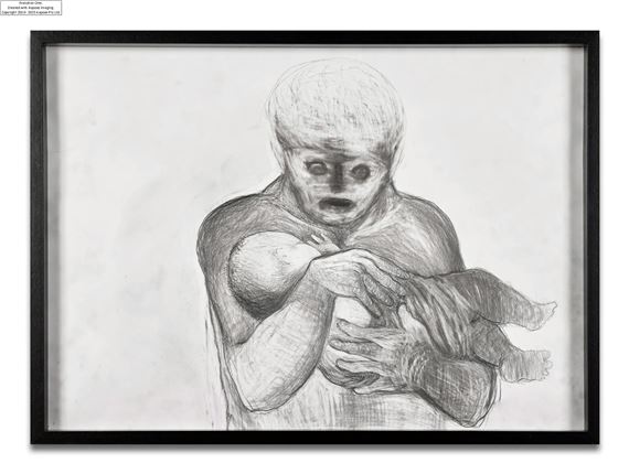 nach einer fotografie 8.8 + 23.9. 2020 - 2020 by Miriam Cahn