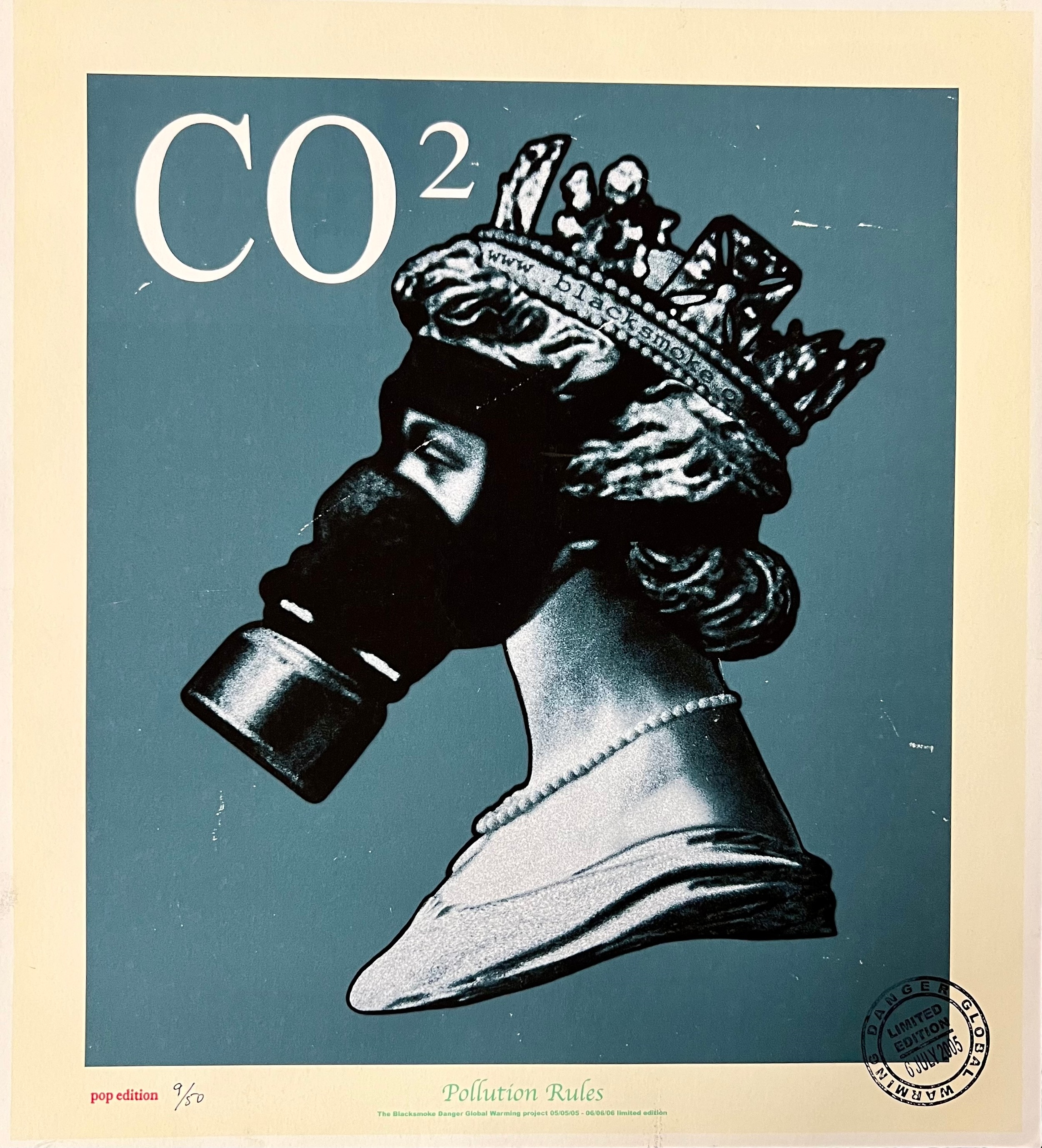 Jimmy Cauty | C ‘Pollution Rules’ from the Stamps of Mass Destruction ...
