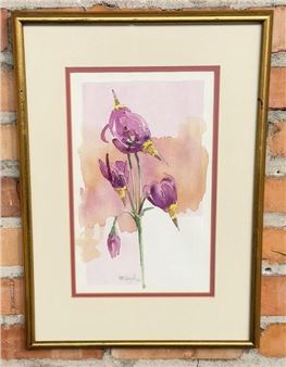 Phil Korell Montana Watercolor Painting - Phil Korell
