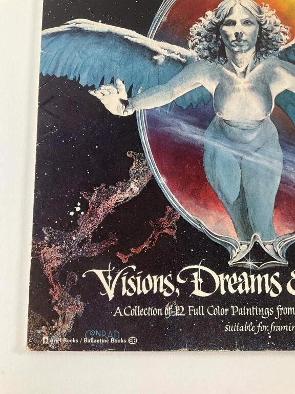 Artwork by Tim Conrad, Ballantine Tim Conrad 1978 Art Portfolio + Prints, Made of Album cover