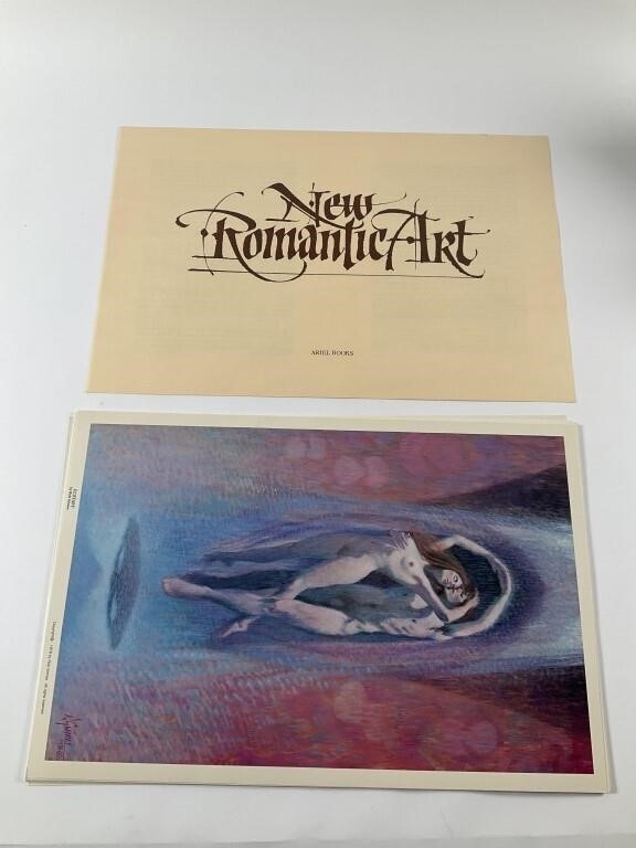 Artwork by Tim Conrad, Ballantine Tim Conrad 1978 Art Portfolio + Prints, Made of Album cover