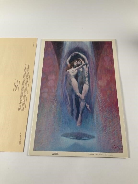 Artwork by Tim Conrad, Ballantine Tim Conrad 1978 Art Portfolio + Prints, Made of Album cover