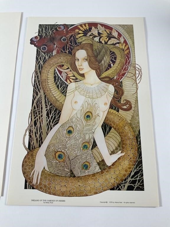 Artwork by Tim Conrad, Ballantine Tim Conrad 1978 Art Portfolio + Prints, Made of Album cover