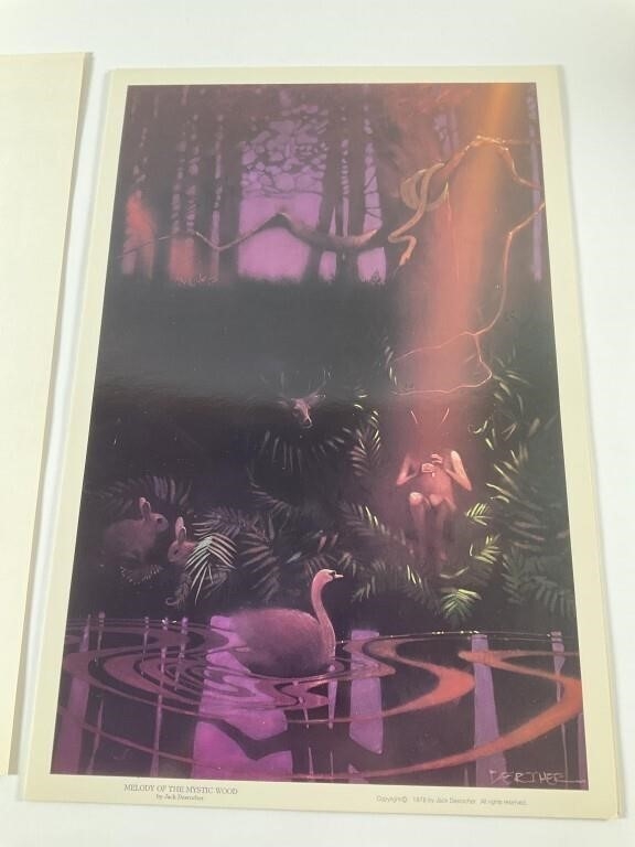 Artwork by Tim Conrad, Ballantine Tim Conrad 1978 Art Portfolio + Prints, Made of Album cover