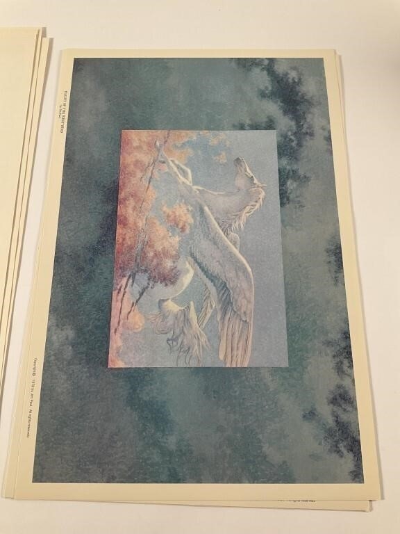 Artwork by Tim Conrad, Ballantine Tim Conrad 1978 Art Portfolio + Prints, Made of Album cover