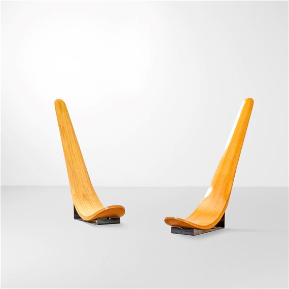 Due poltrone mod. Chip - Carlo Mo