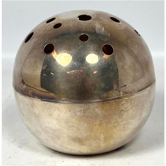 Christofle Mars vase ジオ ポンティ Vase Mars en métal argenté Gio