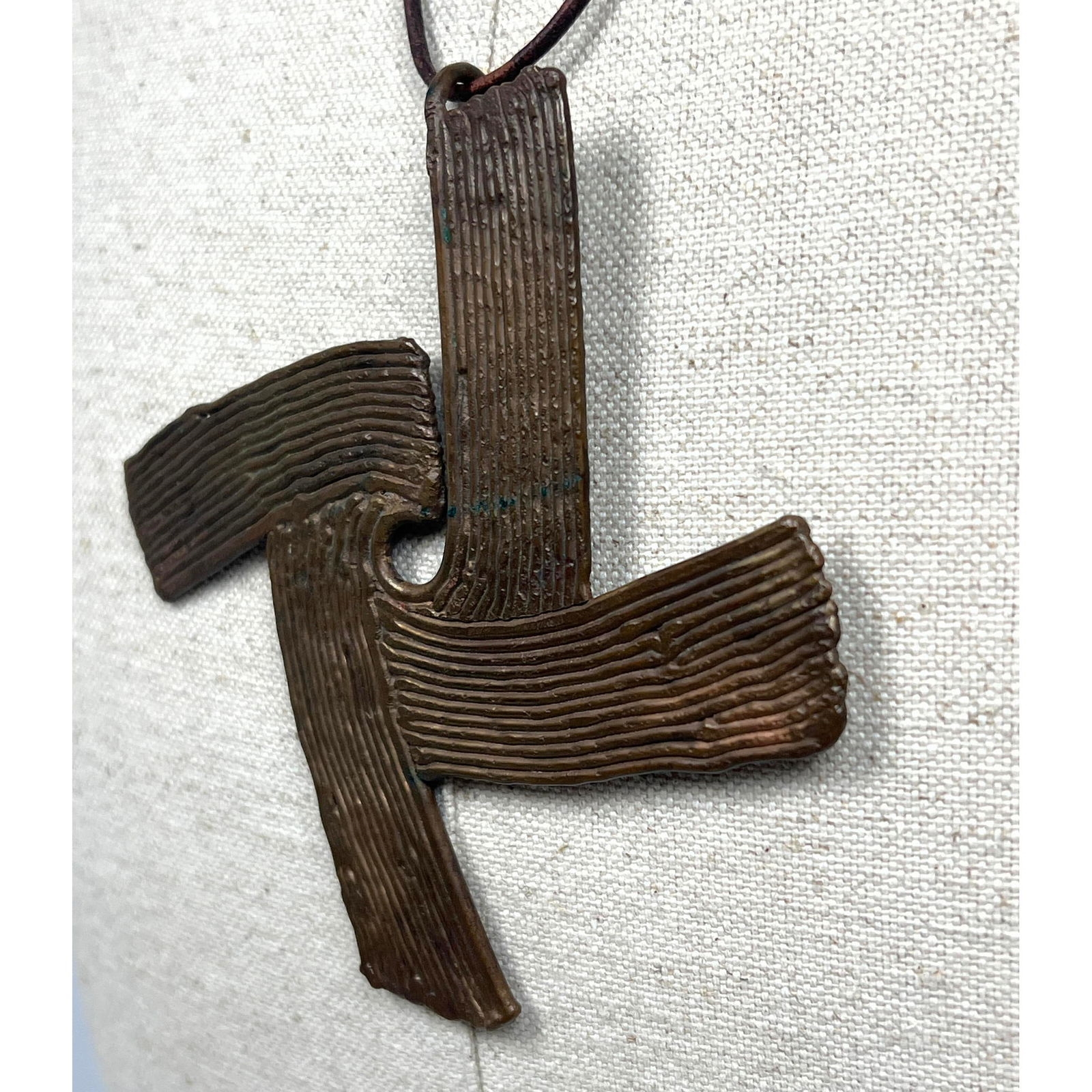 Harry Bertoia | Original HARRY BERTOIA Bronze Pendant Necklace. Welded ...